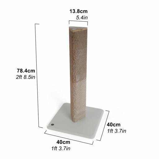 Cardboard Cat Scratching Post - Large