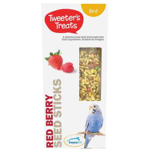 Tweeters Treats Seed Sticks for Budgies - Red Berry
