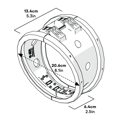 Zippi Bagged Tunnel Angled Connector Dimensions (063.0006)