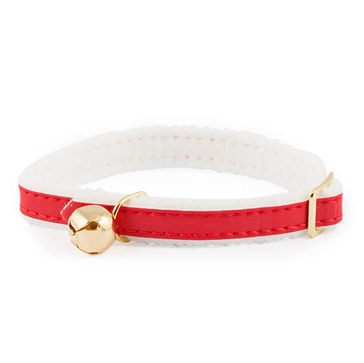 Reflective Safety Buckle Cat Collar Red Cat Collars
