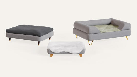 Topology Luxury Dog Bed With Customisable Toppers and Feet
