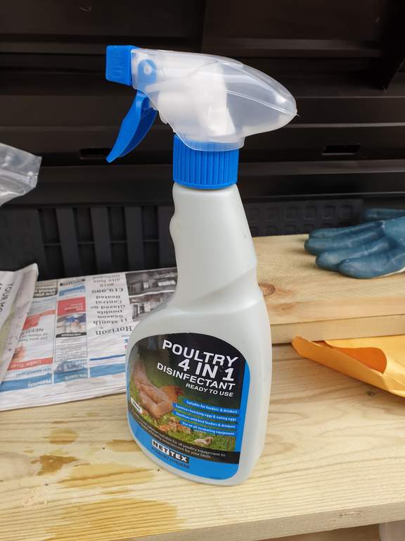 Poultry Sanitiser and Egg Wash 500ml Cleaning Products for Chicken