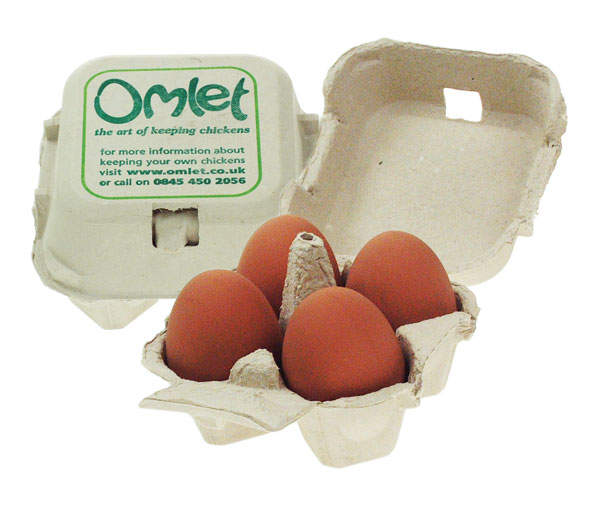 Omlet Egg Boxes 20 Pack Holds Four Eggs Egg Trays, Boxes
