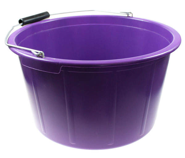 Feed Bucket 20 Litre Purple  Chicken Feed and Treats For Chickens 