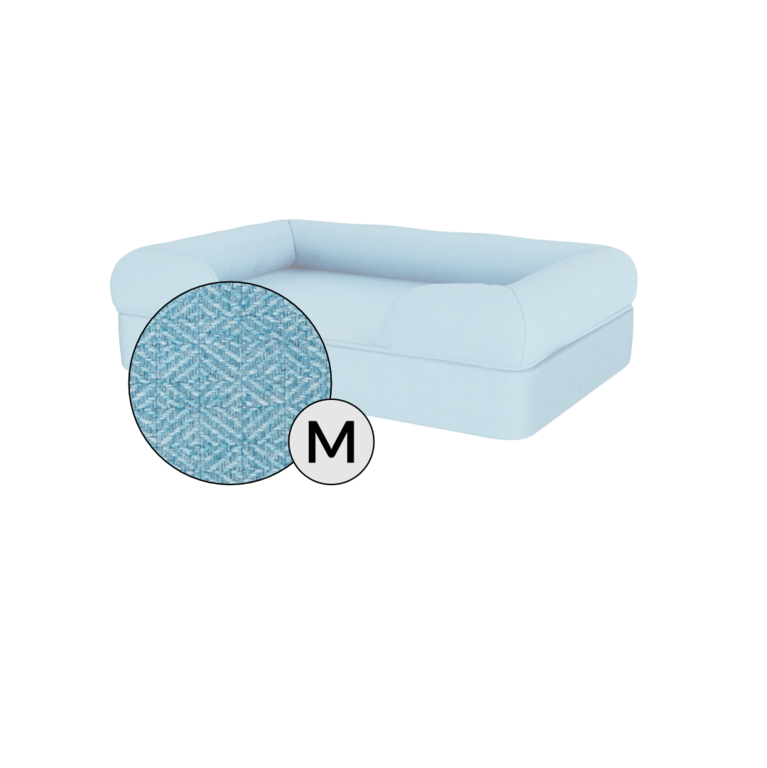 covered dog bed medium