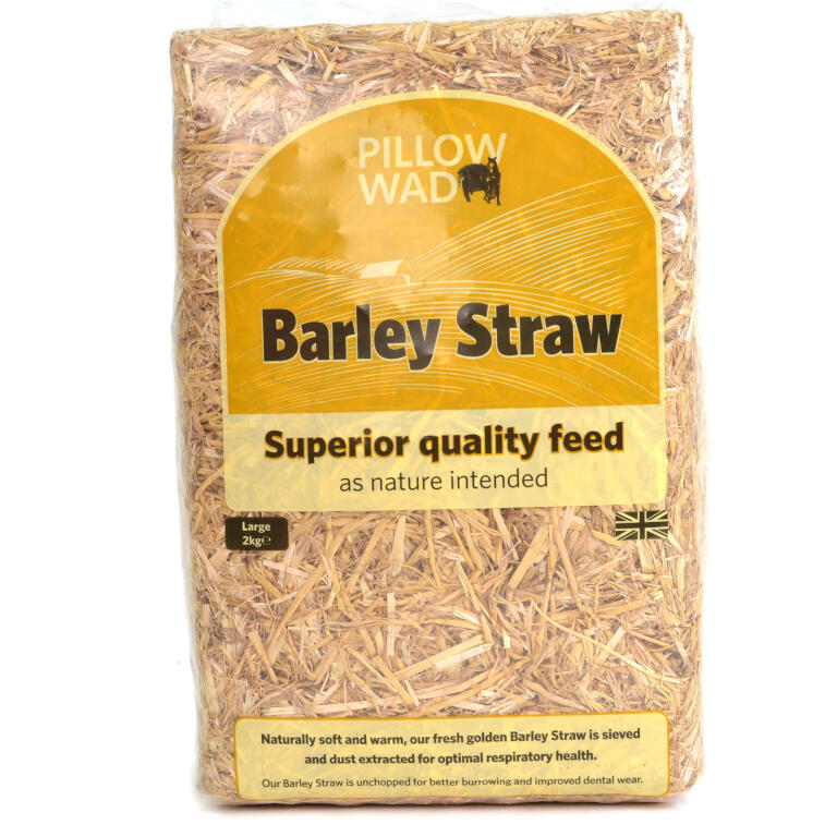 Pillow Wad MiniBale Barley Straw Large 2kg Rabbit Bedding