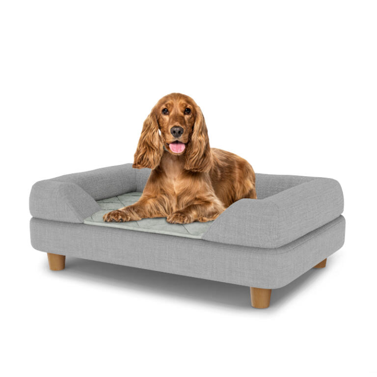 round large dog bed