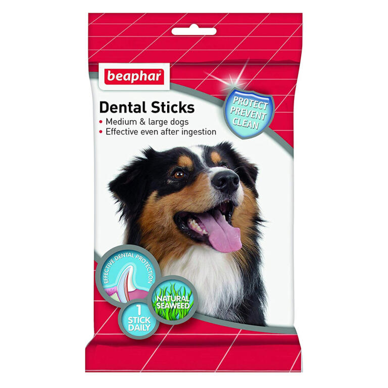 Beaphar Dental Sticks for Medium and Large Dogs Dog Food & Treats