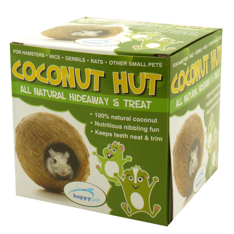 coconut hamster house