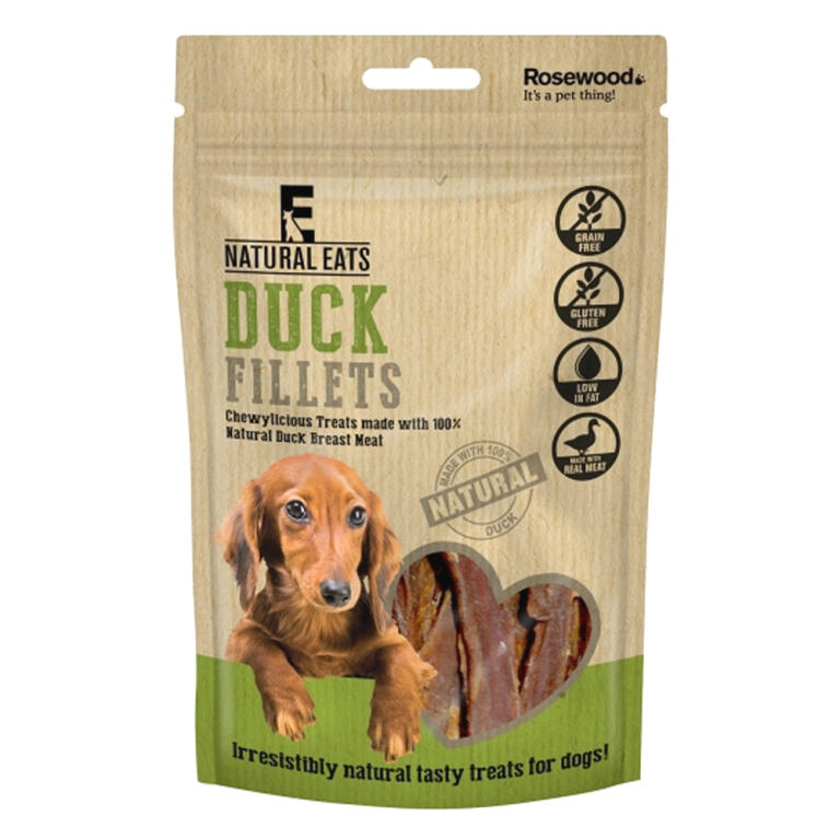 Natural Eats Dog Treats Duck Fillets 80g Dog Food Treats Dog Crates Dog Beds Dog Collars And Leads Omlet