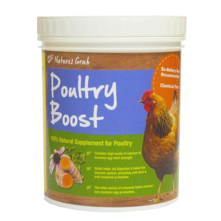 Natures Grub Poultry Boost Pellets 300g Vitamins & Tonics for Chickens