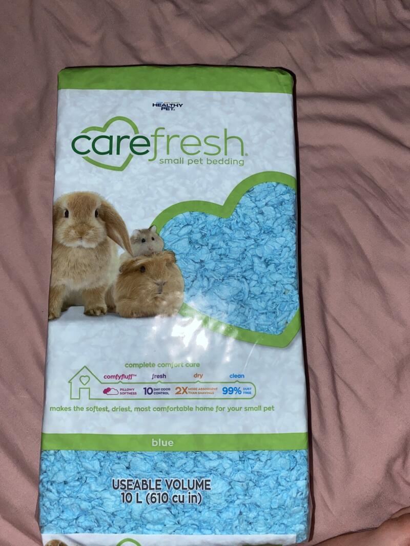 Carefresh Animal Bedding 10L Blue Hamster & Gerbil Bedding