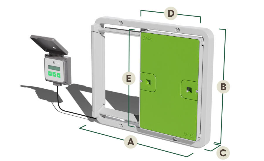 Puerta automática para gallinero Zolia - 2 tamaños