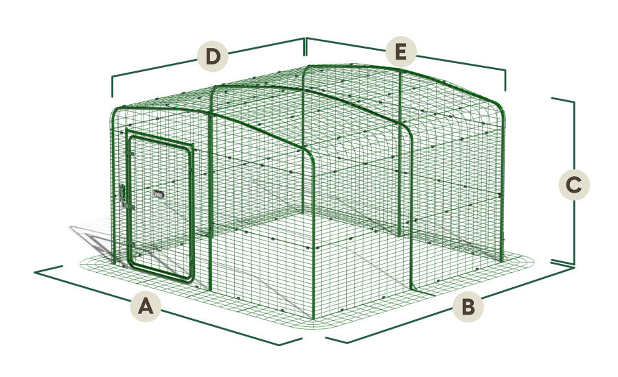 Dimensions of the Walk In Run 2x2x1