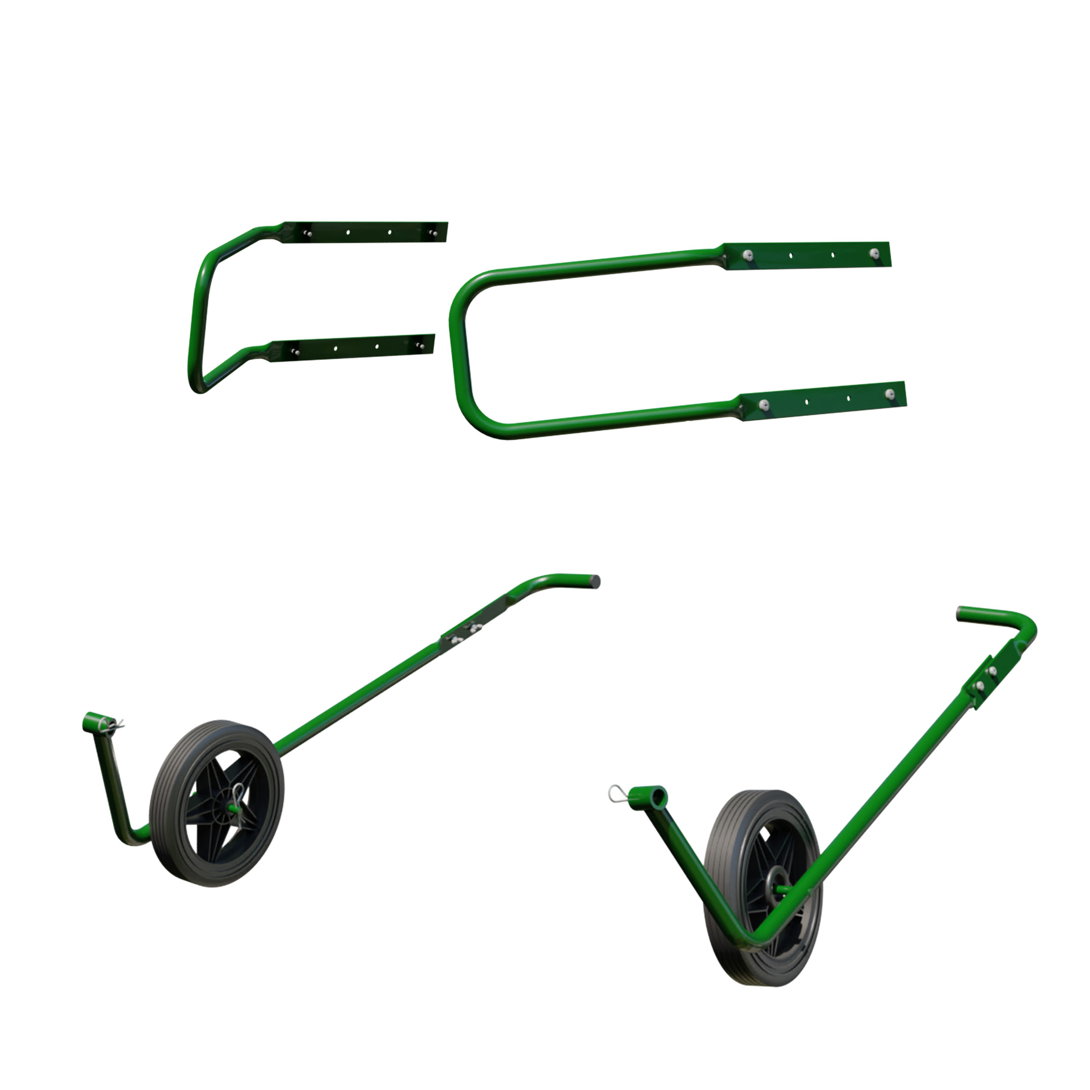 Eglu Cube Wheel Set + Run Handles Omlet