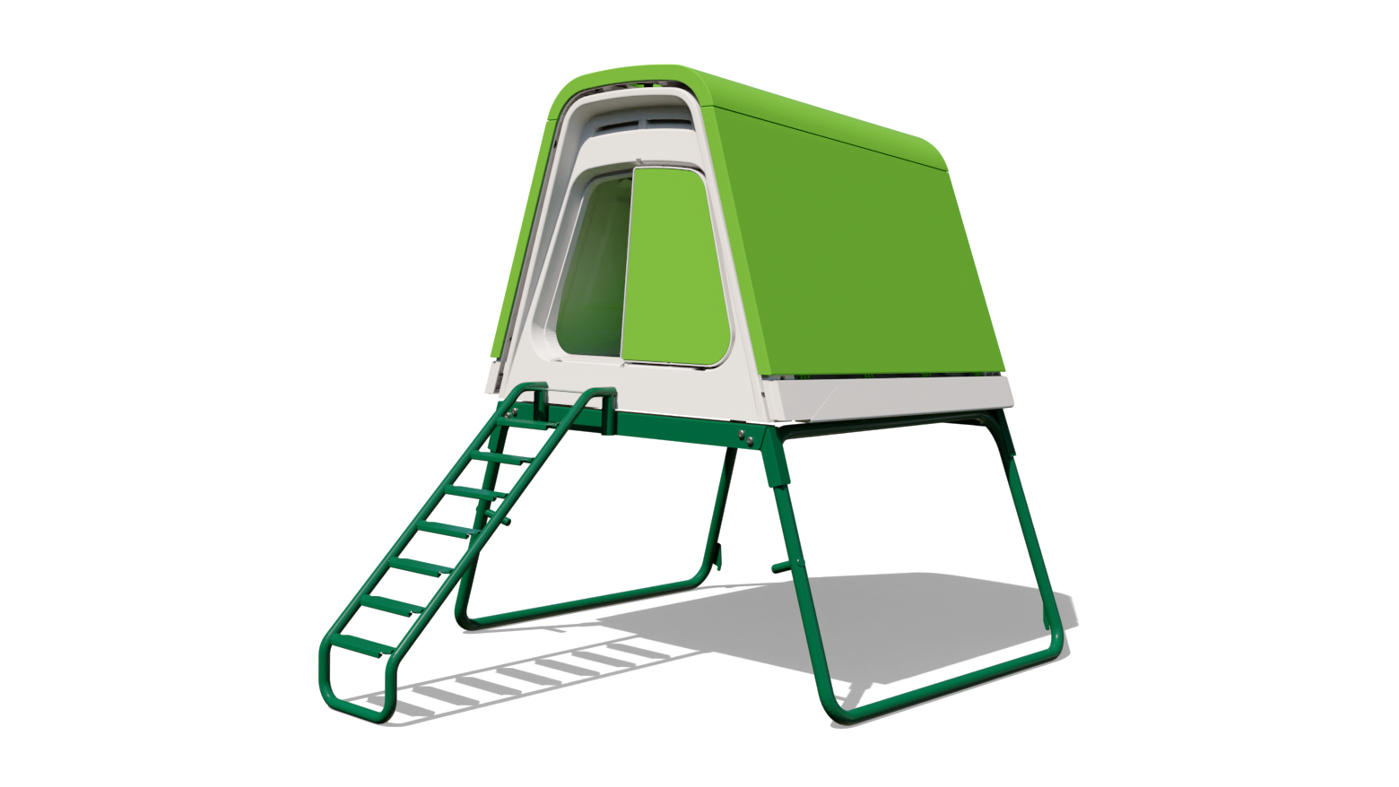 Eglu Go UP Chicken Coop with Accessories - Leaf Green-69126