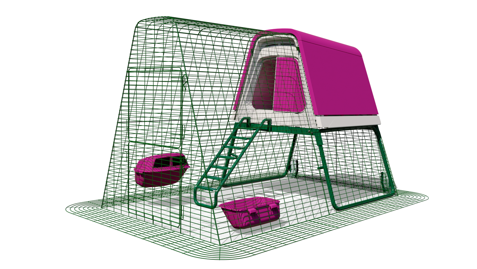 Eglu Go UP Chicken Coop with 2m Run Package - Purple-69128