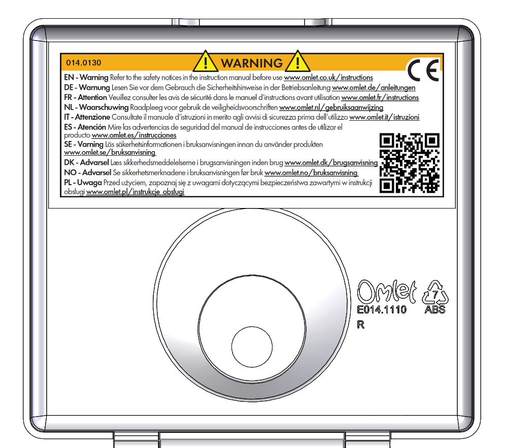 El panel de control de la puerta automática