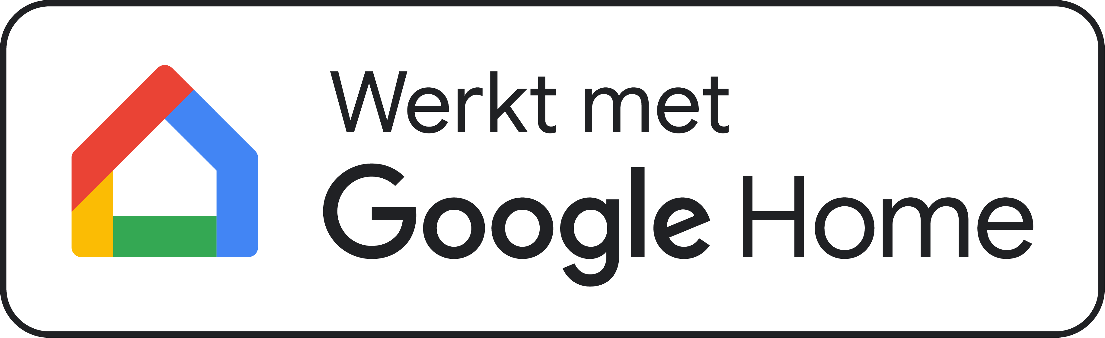 Werkt met Google Home