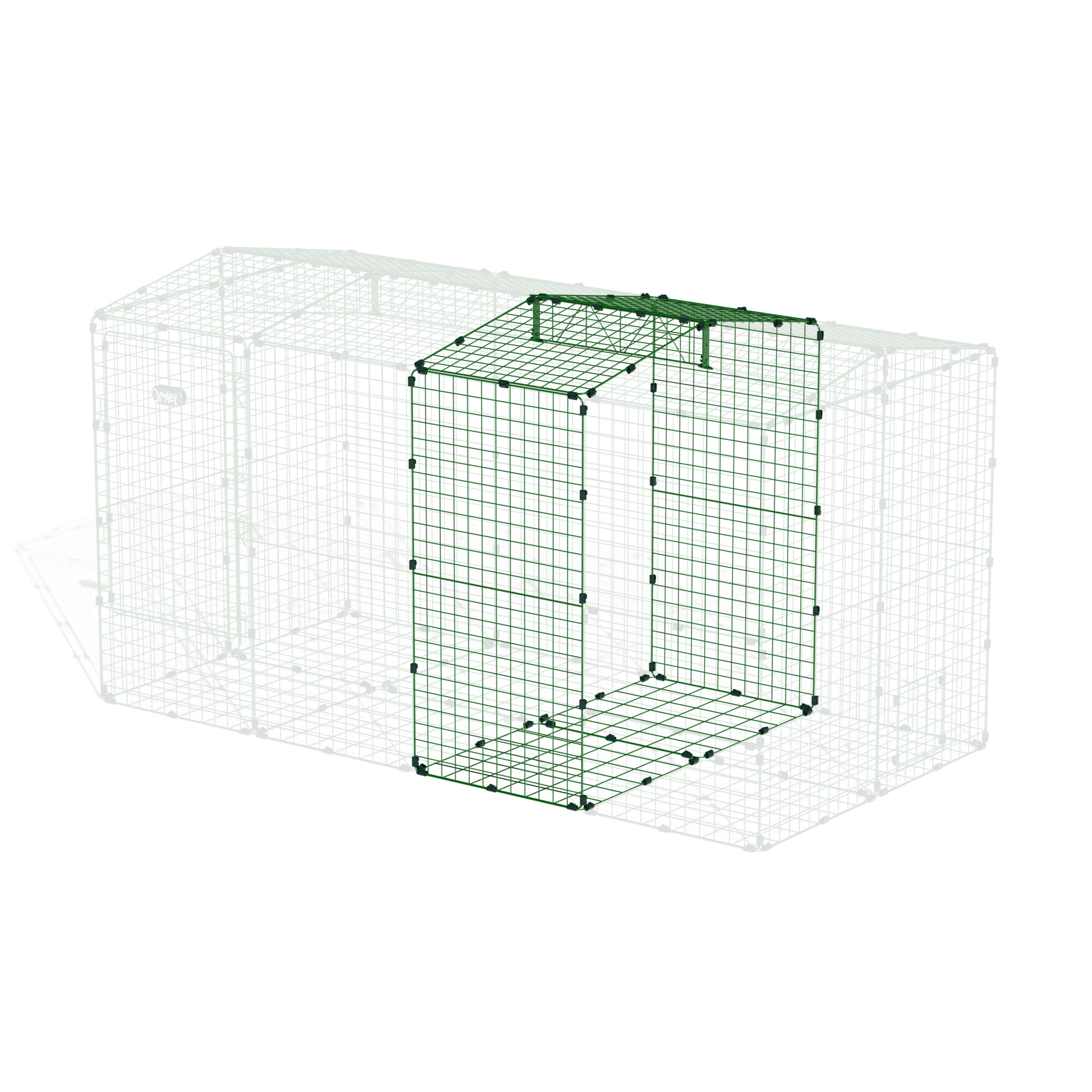 Extension for Zippi Rabbit Run with Roof and Underfloor Mesh - Double ...