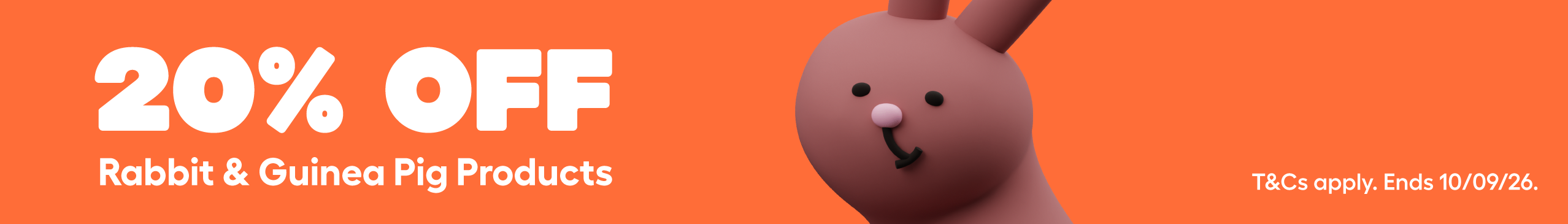 save 20% off rabbit