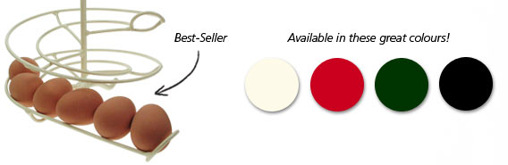 The Egg skelter colour selection.