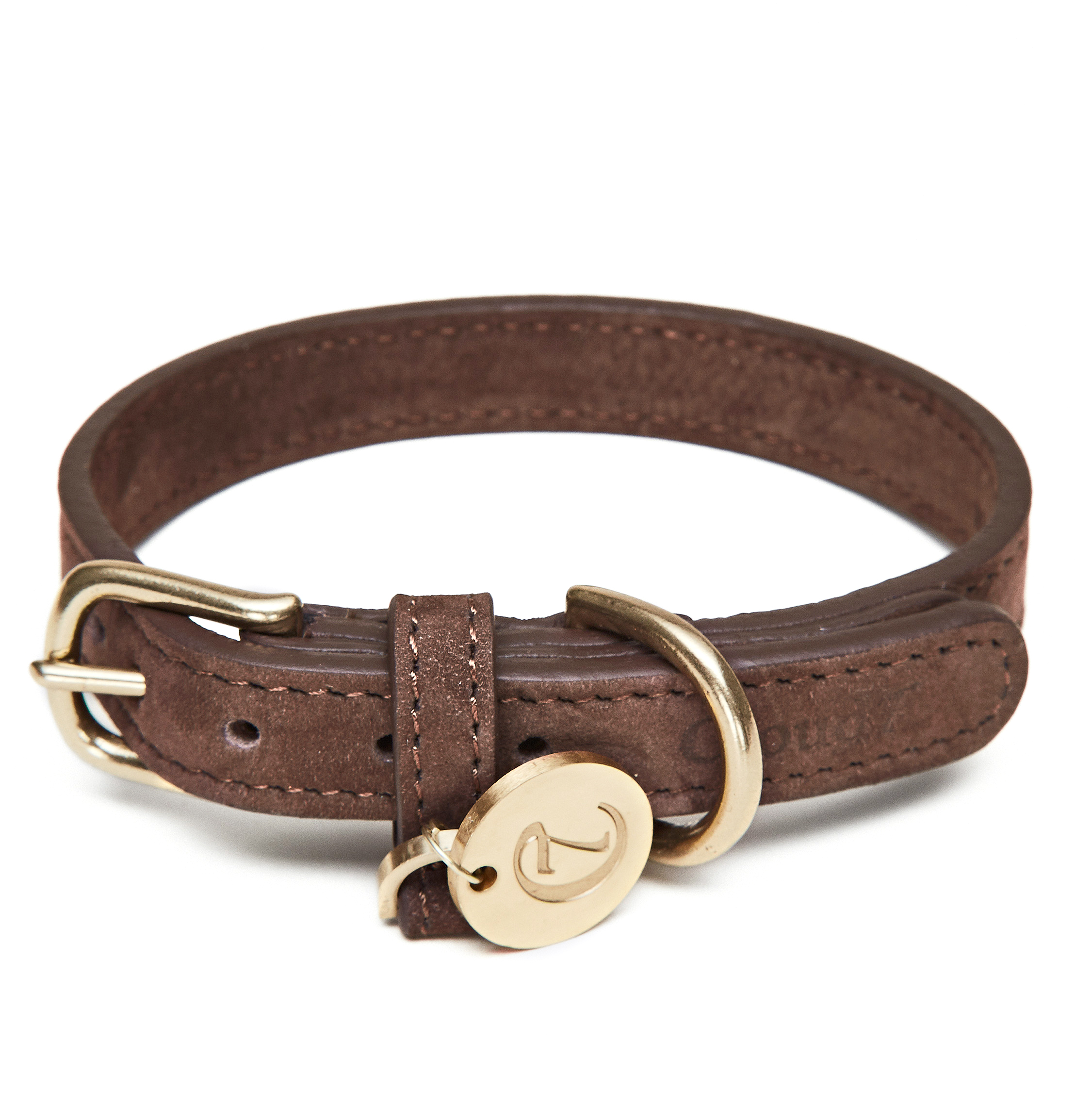 extra small leather dog collar