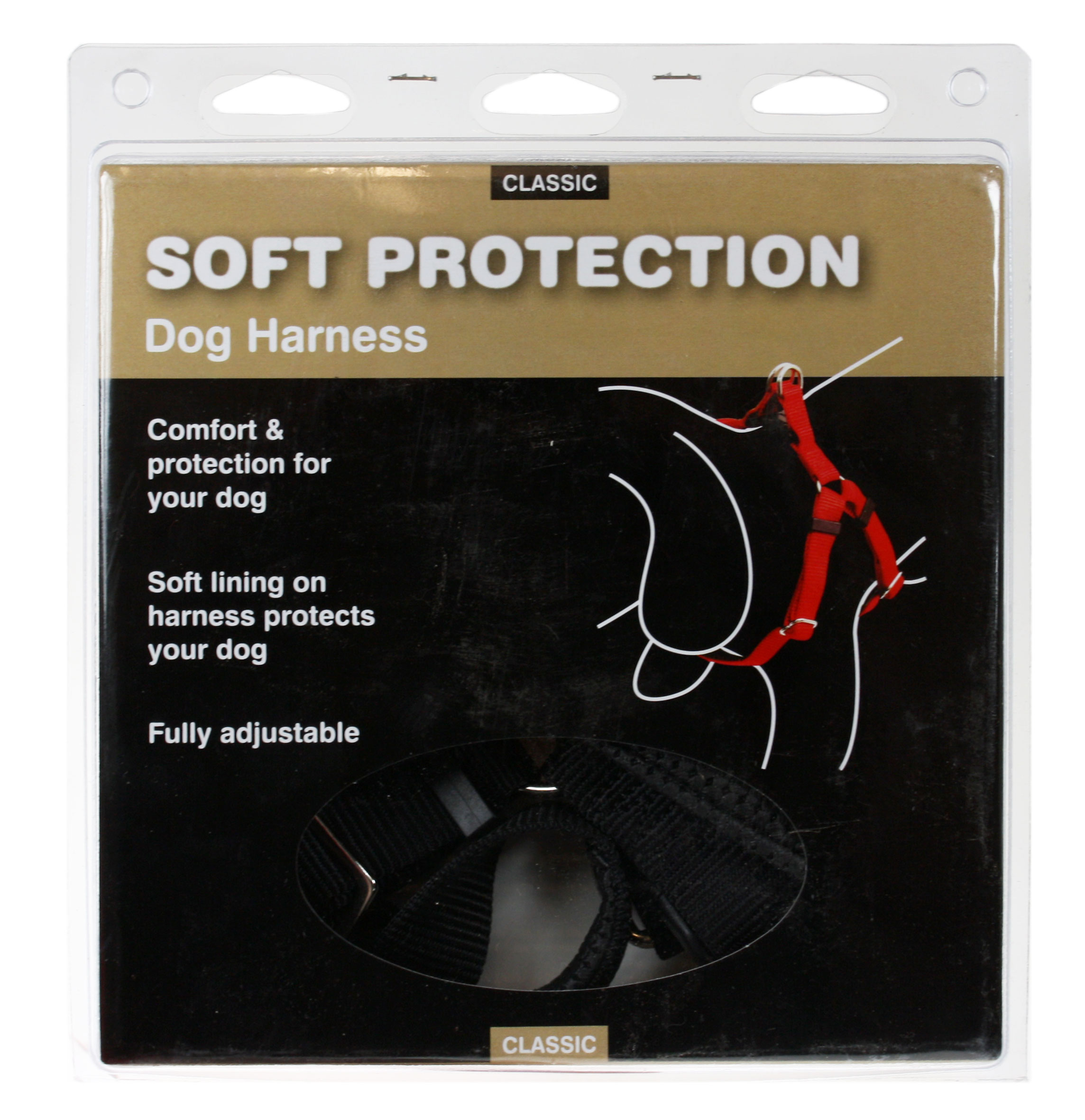 Black Dog Harness XL Omlet