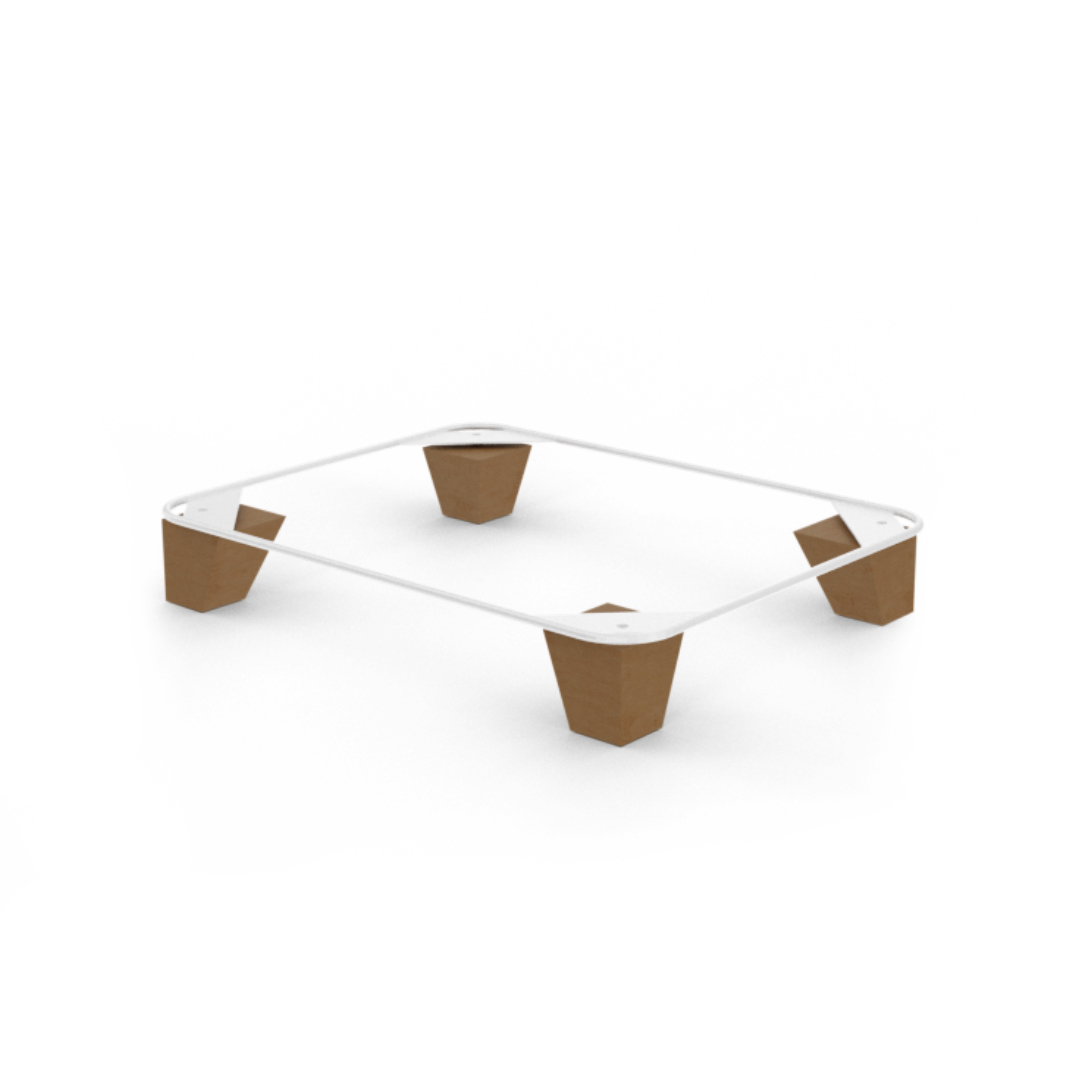 Feet Frame with Square Wood Feet for Donut Cat Bed - Pack of 4 | Omlet