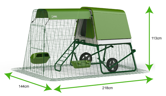 Dimensions of the Eglu Go UP