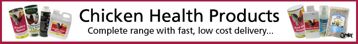 A complete range of chicken health products with fast, low cost delivery.