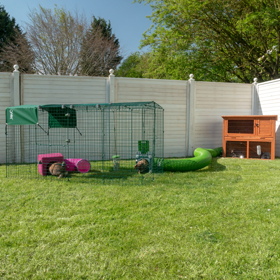 Extension for Zippi Rabbit Run with Roof and Skirt Double Height
