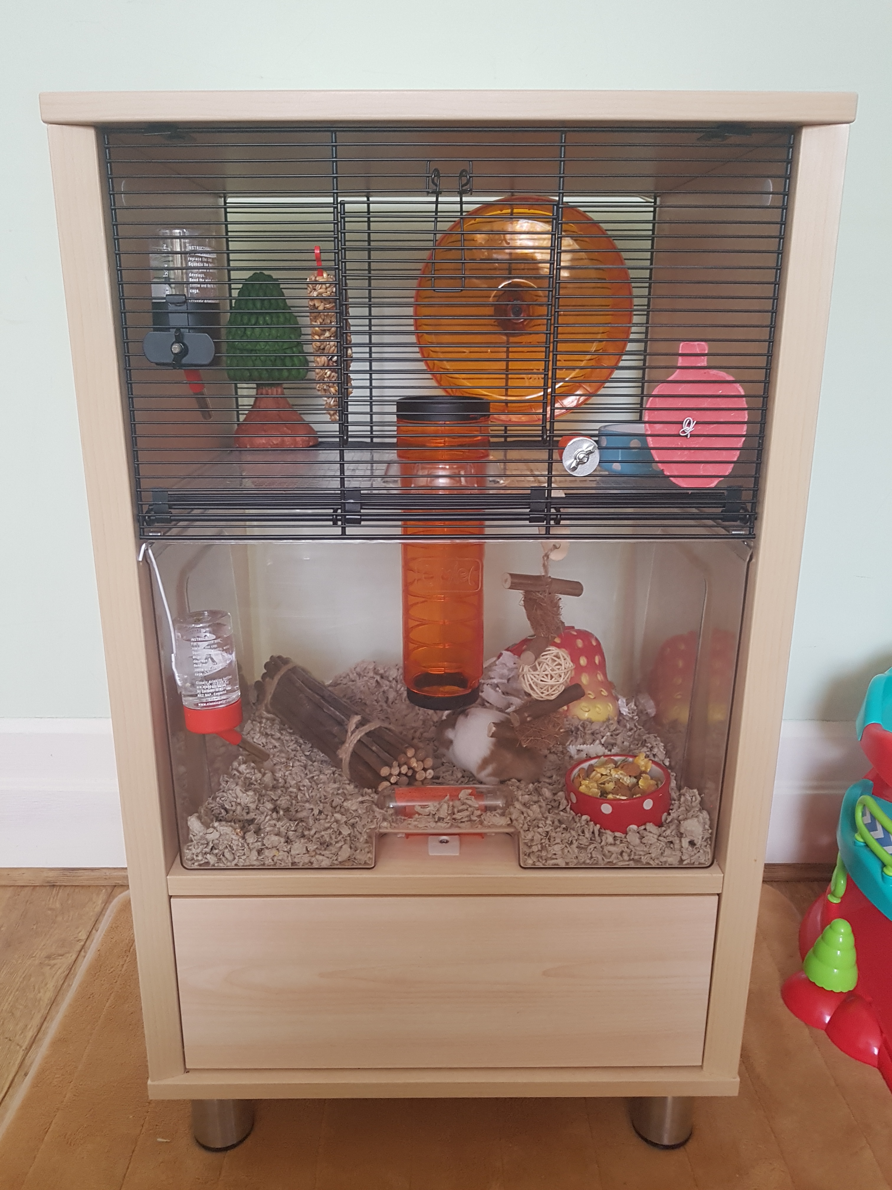Qute Hamster & Gerbil Cage Stylish Hamster House