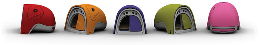 The Eglu Rabbit House comes in five great colours.