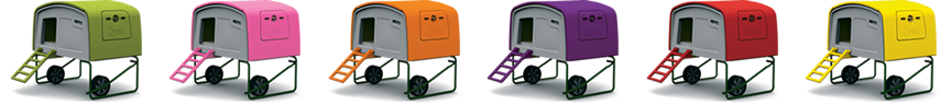 The Eglu Cube comes in six great colours.