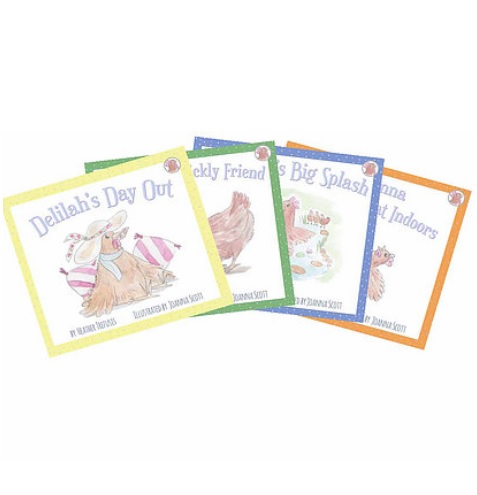 Four Little Hens - Illustrated Children's Books