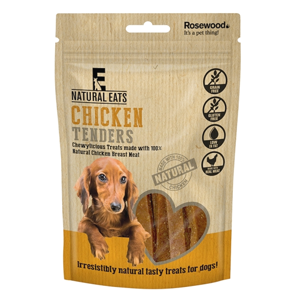 Natural Eats Dog Treats Chicken Tender Strips 80g Omlet