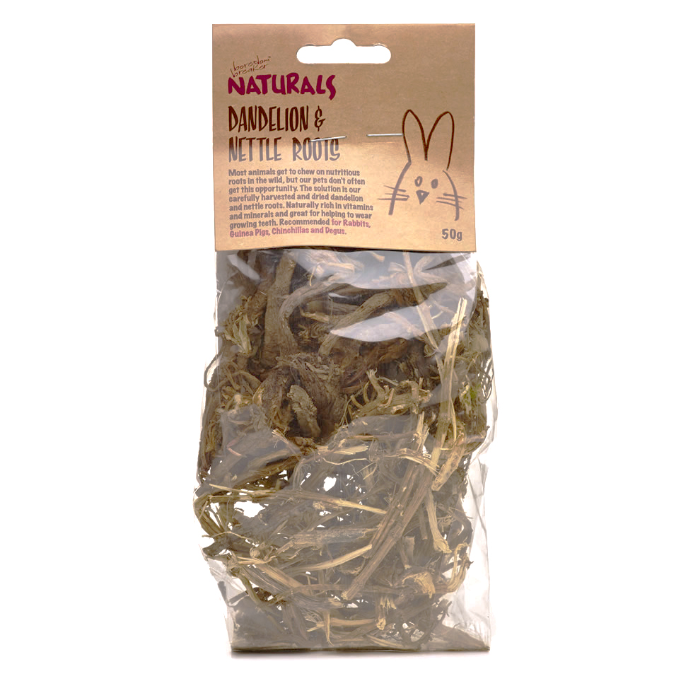 Naturals Dandelion & Nettle Roots 50g Guinea Pig Treats