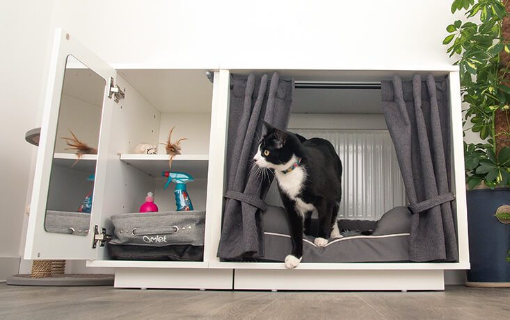 Luxury Indoor Cat House Maya Nook