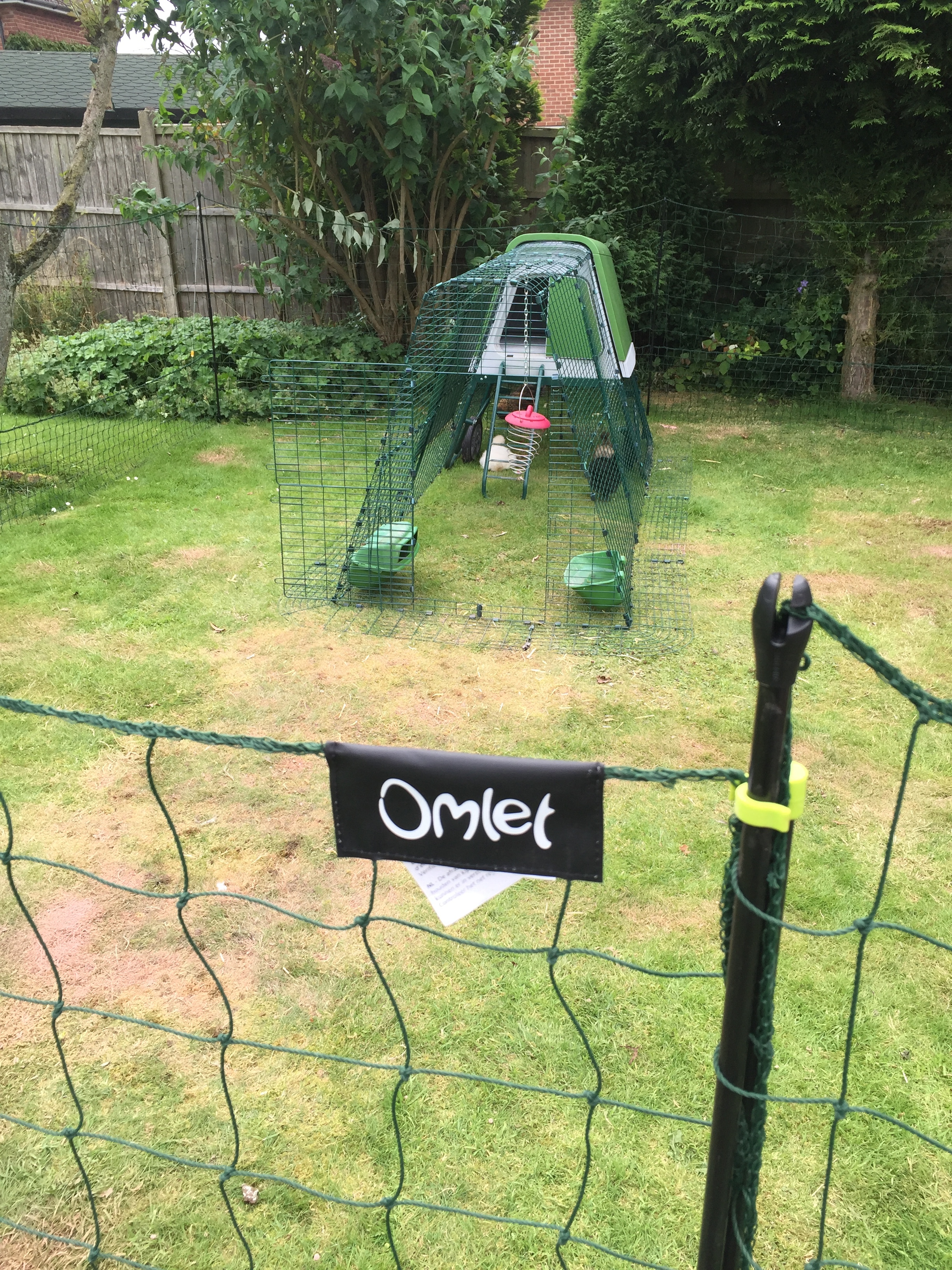 Omlet Chicken Fencing Green Poultry Netting for Chickens