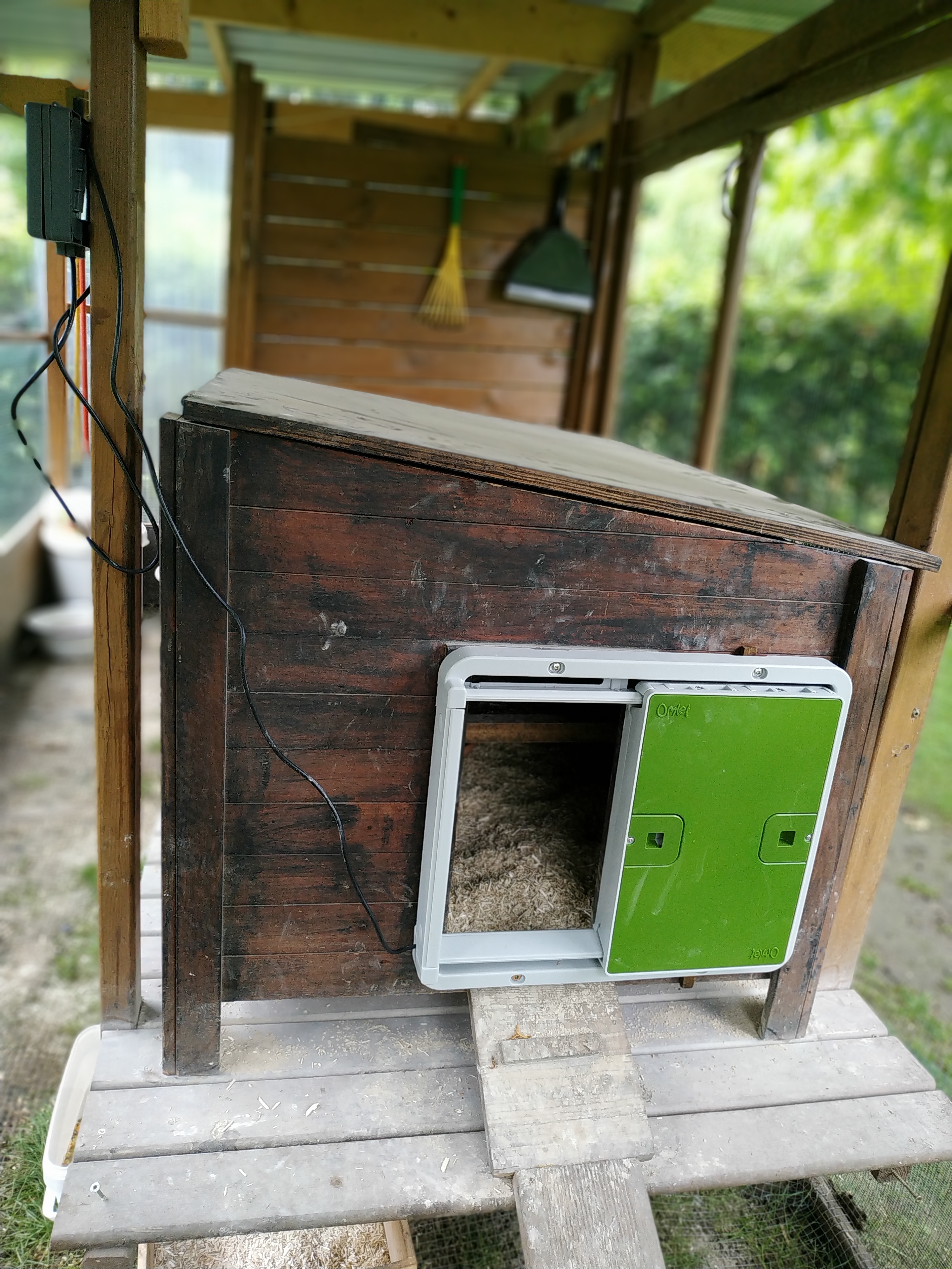 Automatic Chicken Coop Door Grey