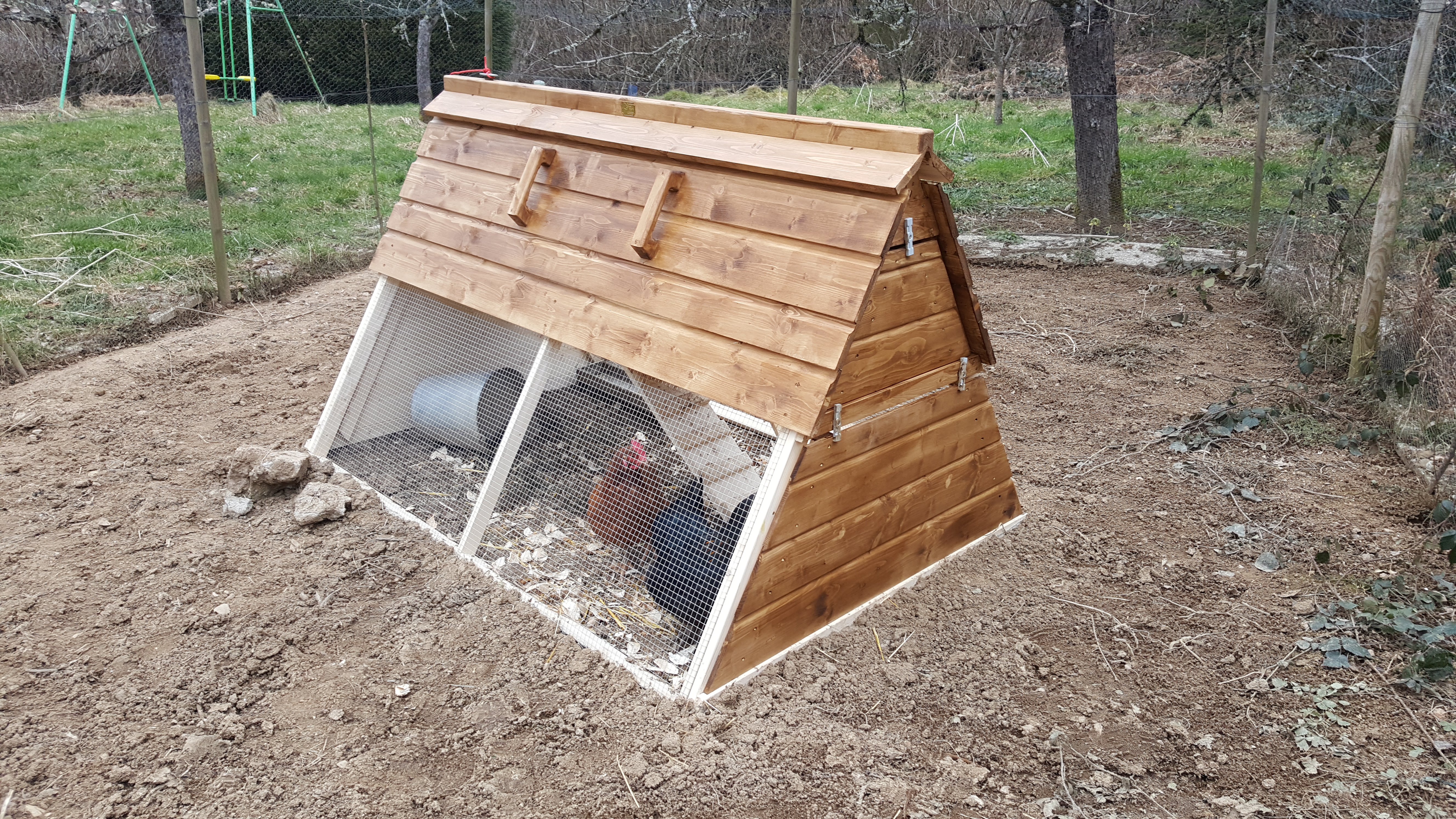 Boughton Chicken Coop Wooden Chicken Ark For 6 Birds