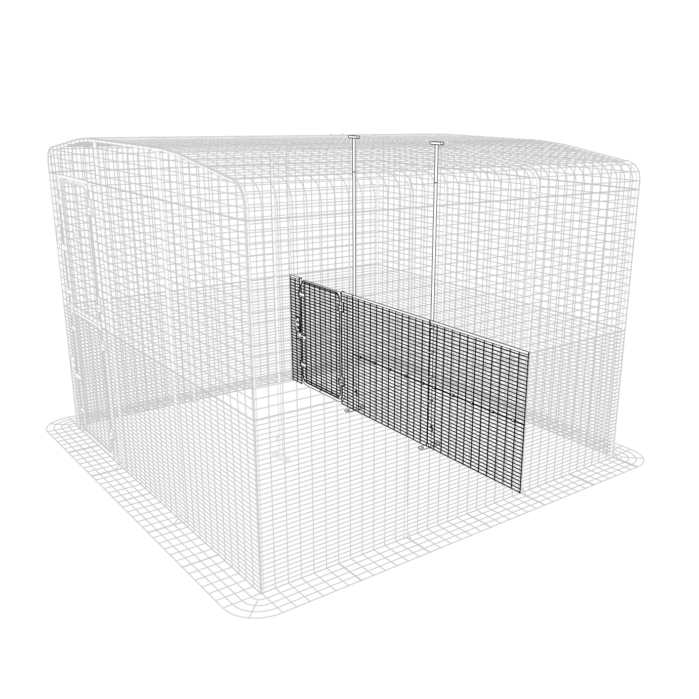rabbit hutch mesh panels