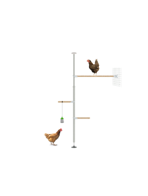 Customisable Chicken Perch the Eggcerise Kit Omlet PoleTree
