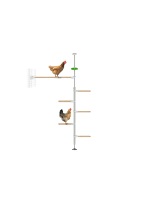 Customisable Chicken Perch the Hendurance Kit Omlet PoleTree