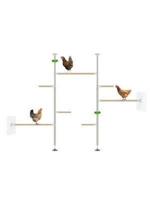 Customisable Chicken Perch the Ultimegg Kit Omlet PoleTree