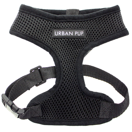 Urban Pup Jet Black Harness Small Dog Harnesses